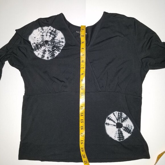 Soft Surroundings Tie Dye Top Petite Large Made in USA - Picture 11 of 12